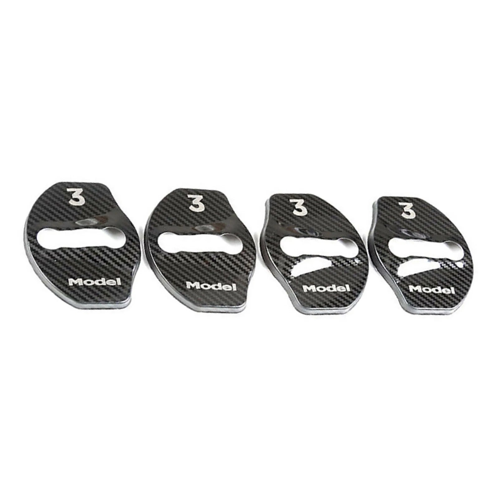 Stainless Steel Car Door Lock Cover Fit For Model 3 Auto Accessories