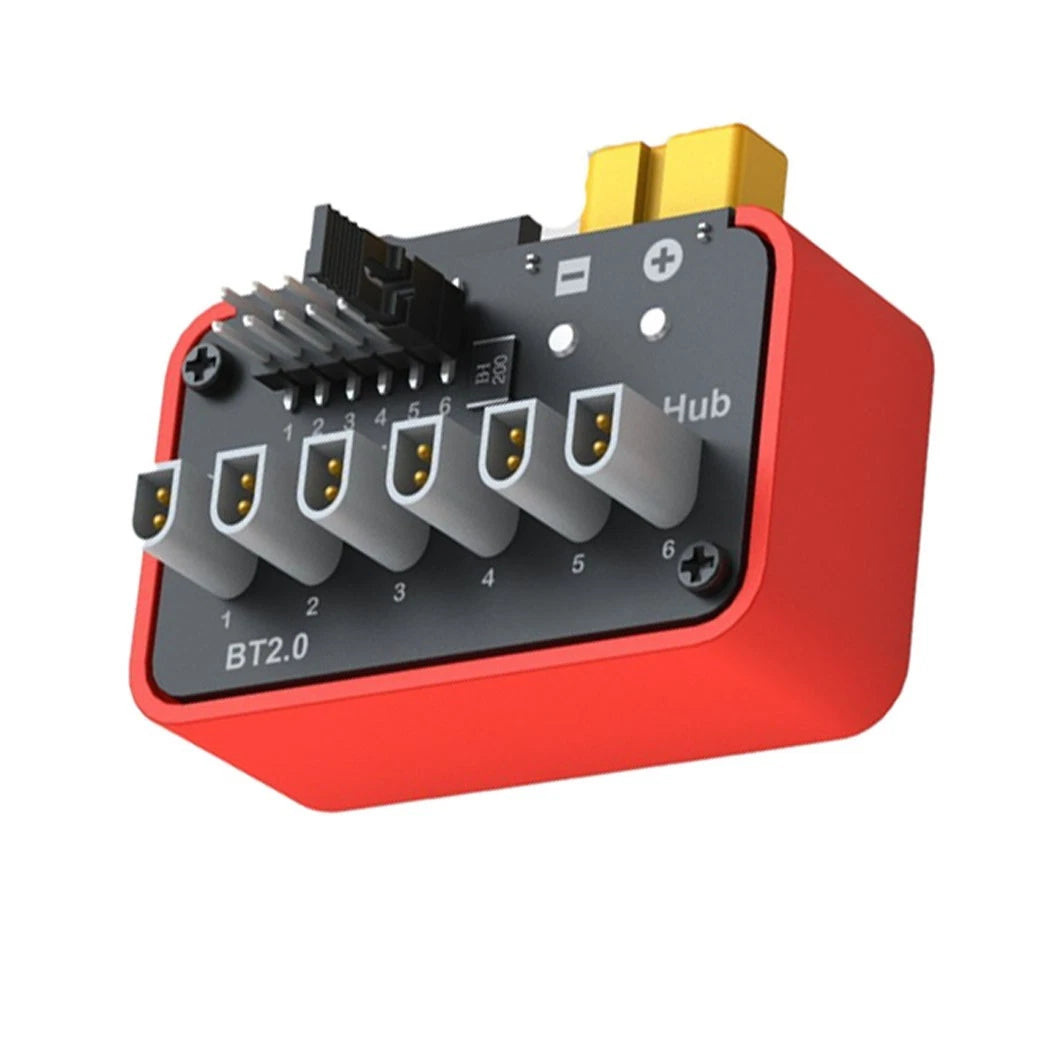 Osh 1s Lithium Battery Charging Hub 6 Way For Ph2.0 Bt2.0 Switchable