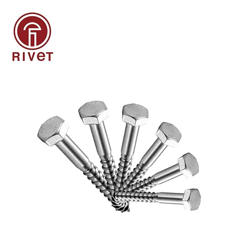 M6 M8 M10 M12 Hex Head Cap Tapping Long Wood Screws Hexagon Head Self