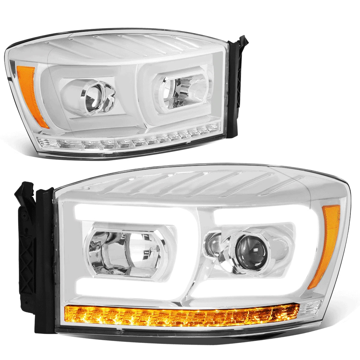 Fit 06-09 Ram Truck Dual Led Drl+sequential Turn | Built Supply Co