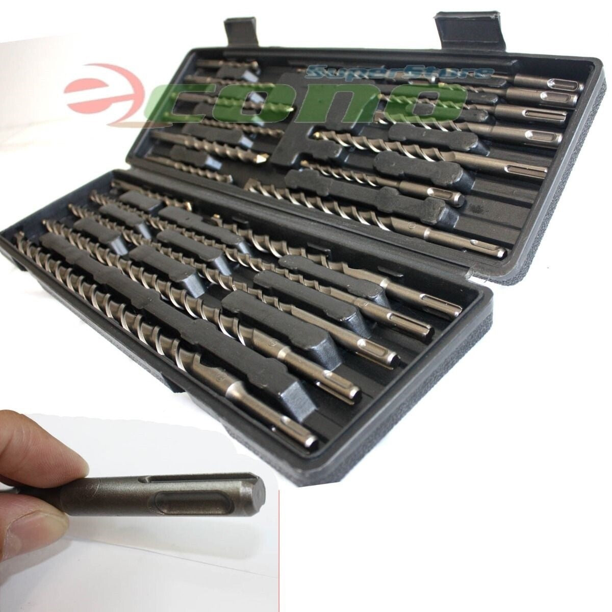 20pc SDS Plus Hammer Drill Bits with Carbide Tip by Unbranded