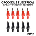 10x 5A Insulated/Crocodile Clips Electrical Battery Connectors ClampsOpens in a 