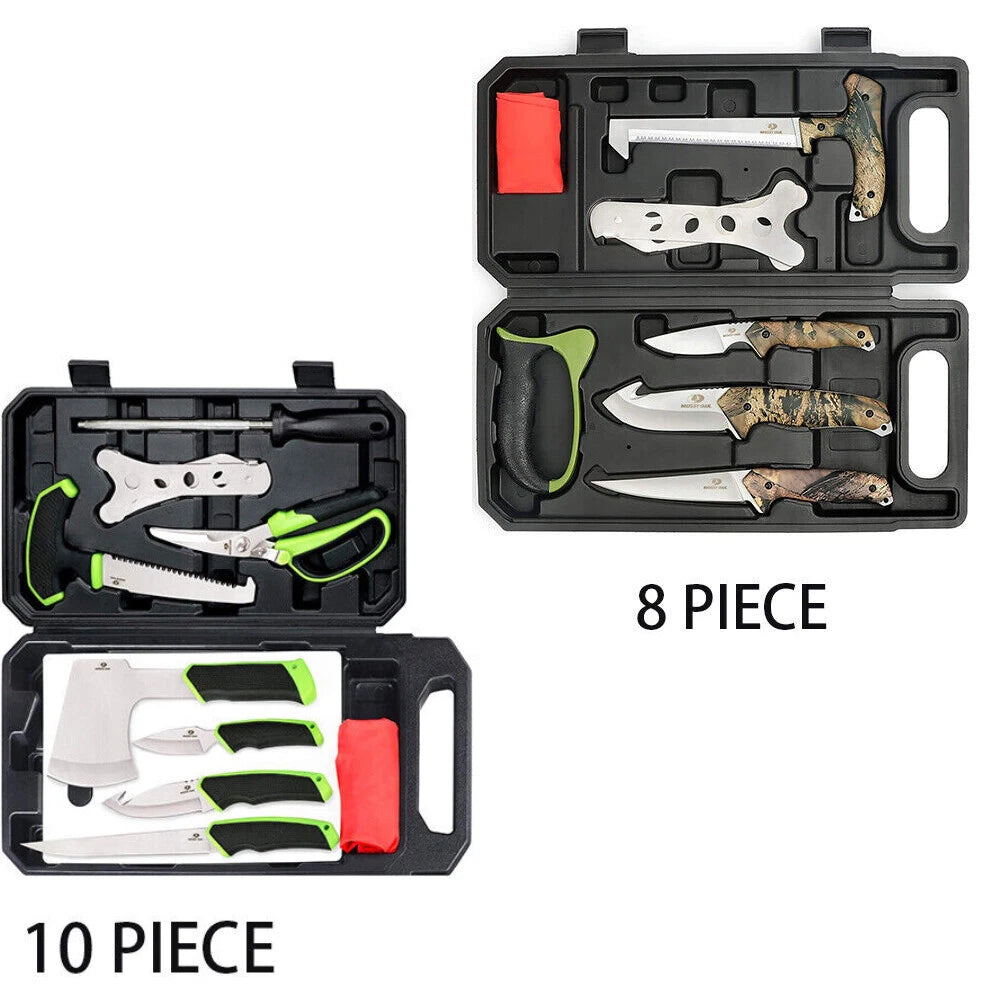 Mossy Oak Portable Hunting Field Dressing Kit /8-piece With Storage