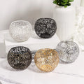 Gold Metal Candle Holders For Votive Tealight Centerpiece For Decor