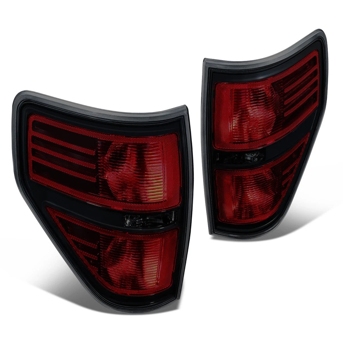 Fit 09-14 Ford F150 Smoked Lens Rear Tail Brake | Built Supply Co