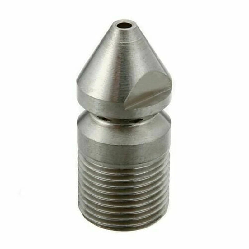 3/8 Male Pressure Washer Sewer Jetter Spray Head Hose Drain Cleaner