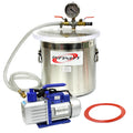 3 Gallon Vacuum Chamber And 2.5CFM Single Stage Pump To Degassing