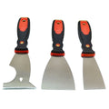 Flexible Stainless Steel Scraper Set Putty Spreader Paint Cleaner Tool