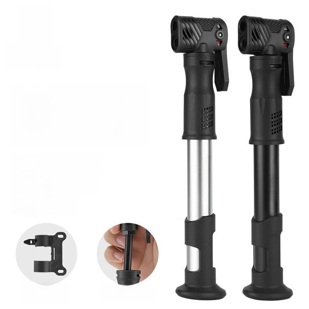 Portable 120PSI Aluminum Bike Pump For Road Bike Mountain Bike For