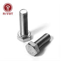 Din 933 304 Stainless Steel Hexagon Head Screws M8 M10 M12 M14 M16
