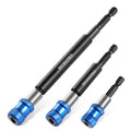 WORKPRO 3Pcs Drill Bit Extension Set, Magnetic Extender with