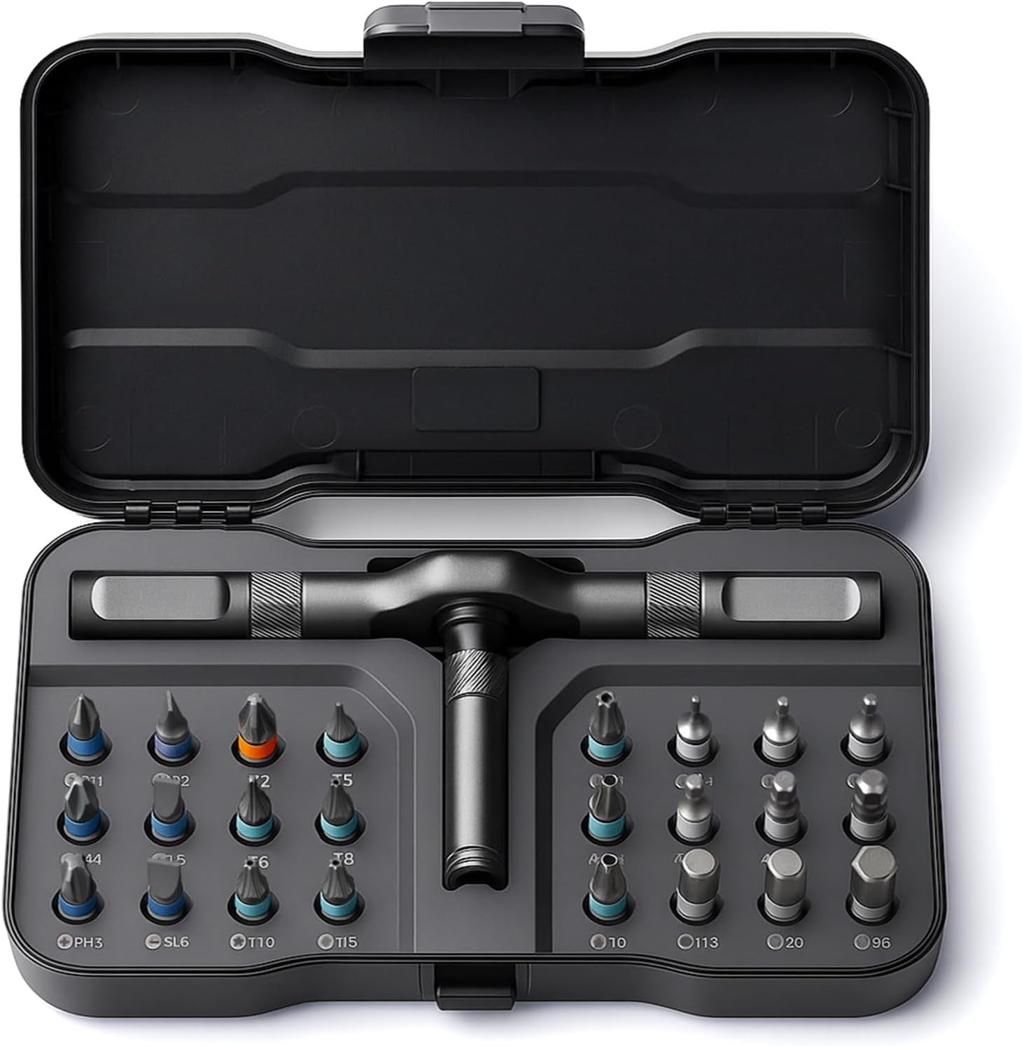 Ratchet Screwdriver Set, 24 in 1 Magnetic Screwdriver Sets, S2 Steel