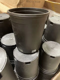 20 Pots Of 2 Gallon Black Plastic Plant Nursery Pot Container Grow
