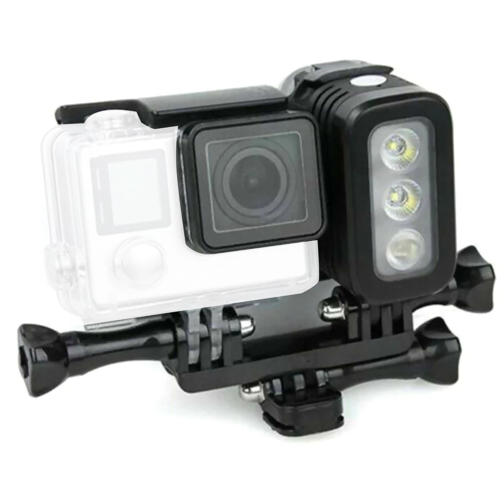 30m Waterproof Diving Led Light Flash Lamp For Gopro Hero 10/8/9/7/6