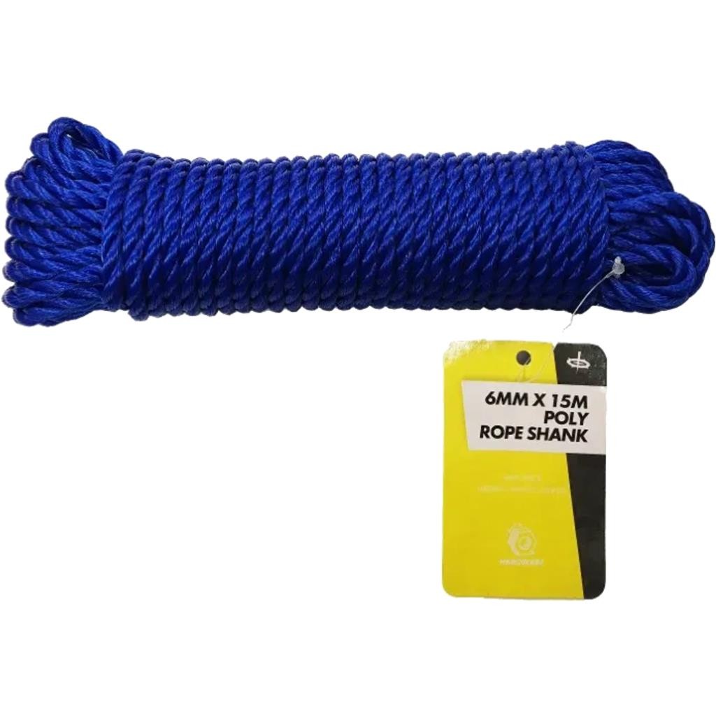 Toolzone Poly Rope 15m 6mm Polypropylene Multipurpose S