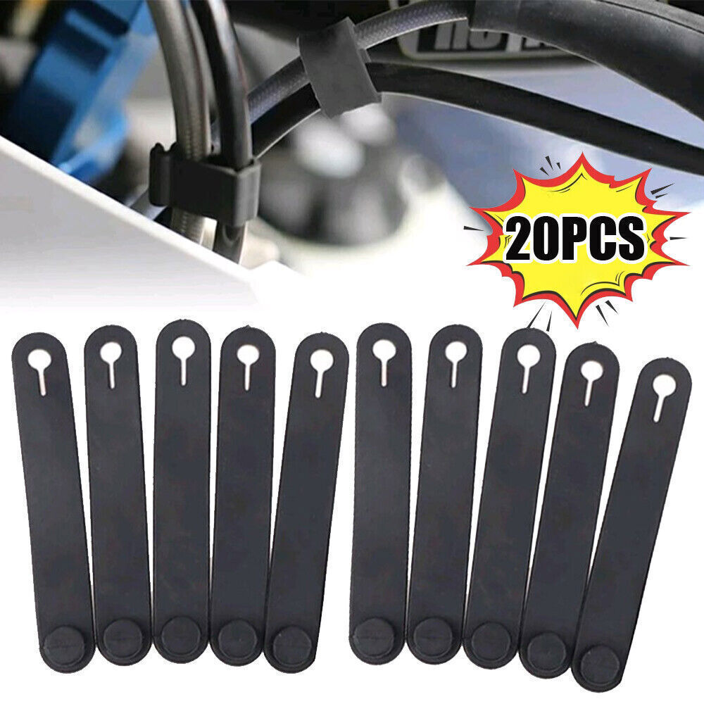 Black Motorcycle Rubber Band for Frame Securing Cable Ties Wiring