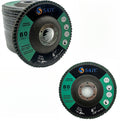 10pc Ceramic Flap Discs 4.5" x 7/8-Inch 60 Grit by Unbranded