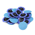 25 Pack - 2" Zirconia 40 Grit Quick Change Sanding Disc Black Hawk