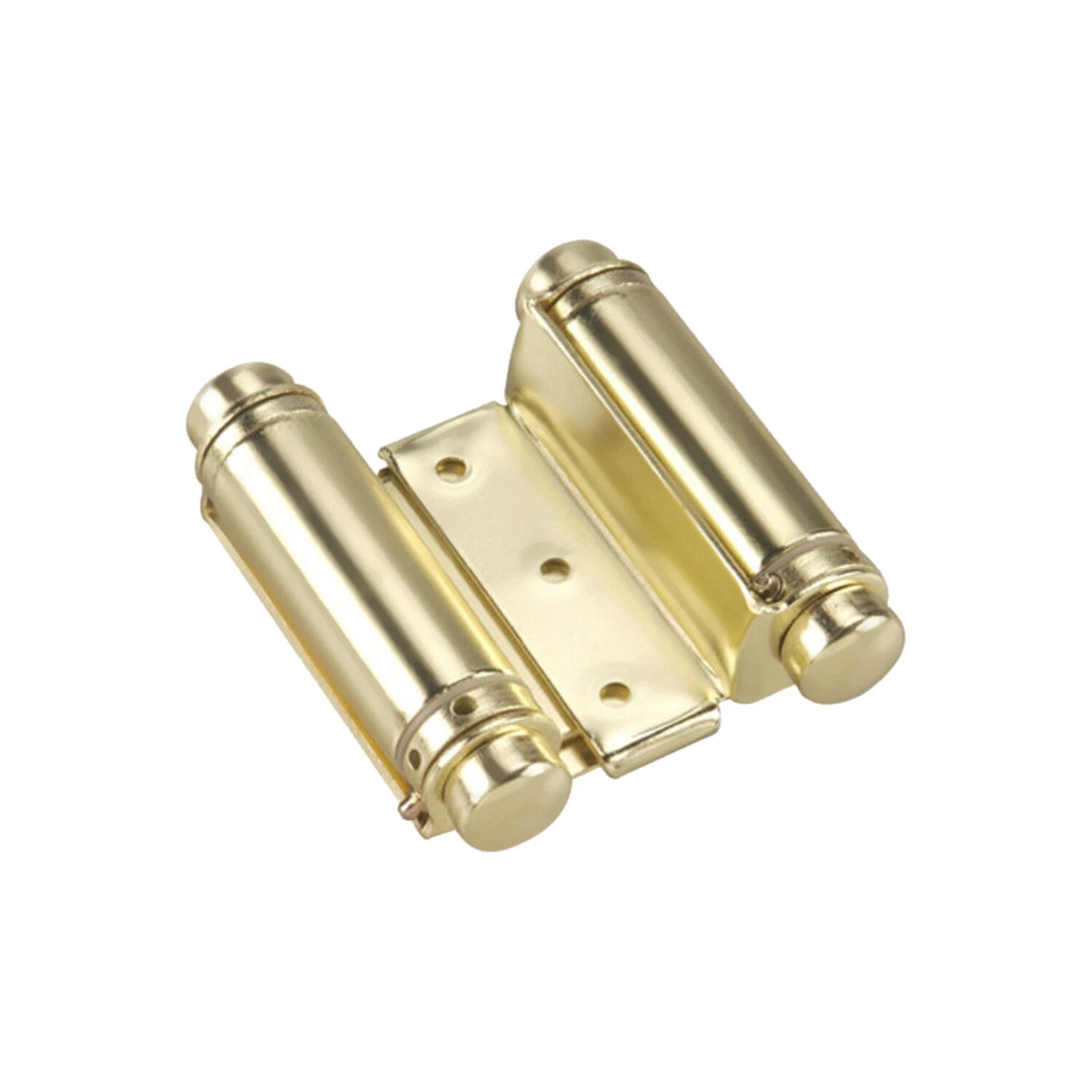 Rok 2 Pack 3" Brass Double Action Steel Spring Cafe Saloon Swing Door