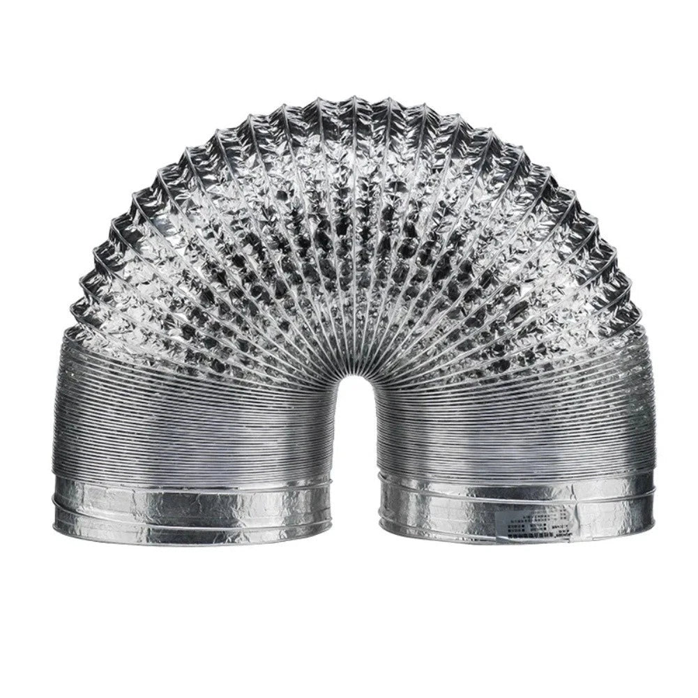 80200mm Lightweight Aluminum Foil For Exhaust Hose Retractable For