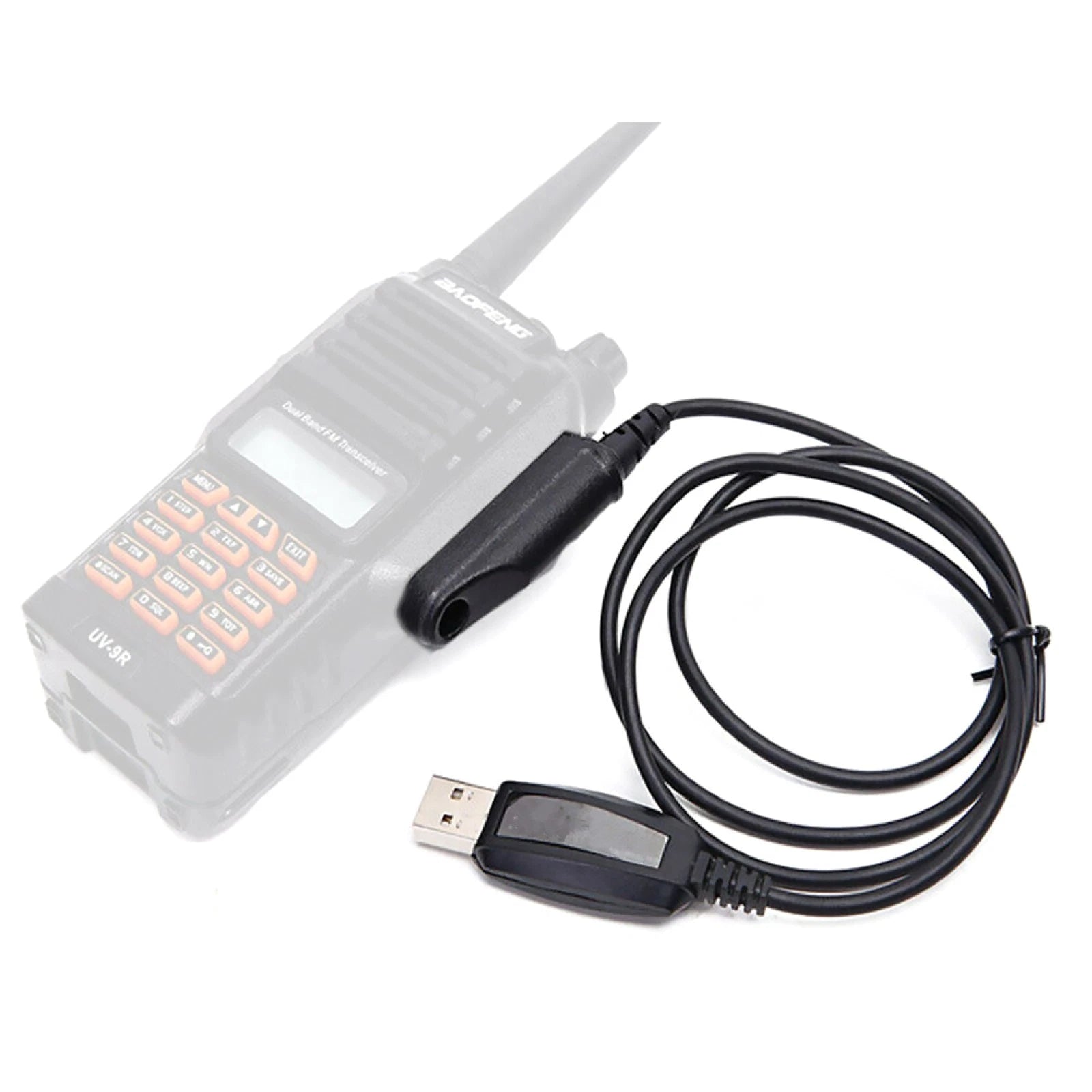 Usb Programming Cable Cord W/ Cd For Baofeng Bf-uv9r/plus Bf-a58