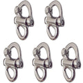 Ss316 Stainless Steel Shackle Fixed Bail 2'' Fixed Eye Snap Shackle