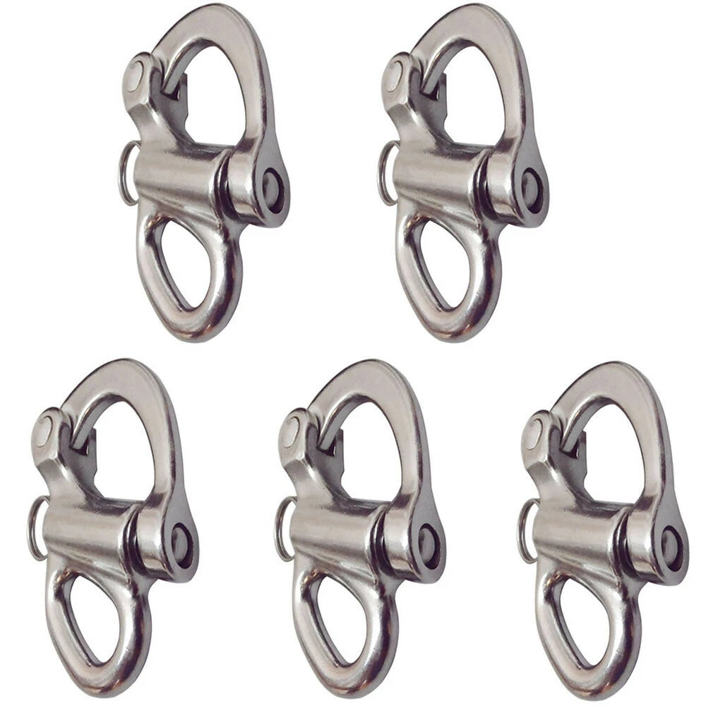 Ss316 Stainless Steel Shackle Fixed Bail 2'' Fixed Eye Snap Shackle