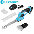 Duratech 20V Cordless Hedge Trimmer Grass Shears 2-in-1 Shrubbery