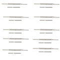 10 Sets Combo Stainless Steel Lag Screw Swage Stud Cable Railing Rail