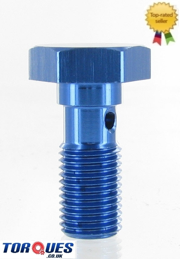 3/8" x 24 UNF (JIC -3 AN-3) Aluminium Banjo Bolt 23mm Long