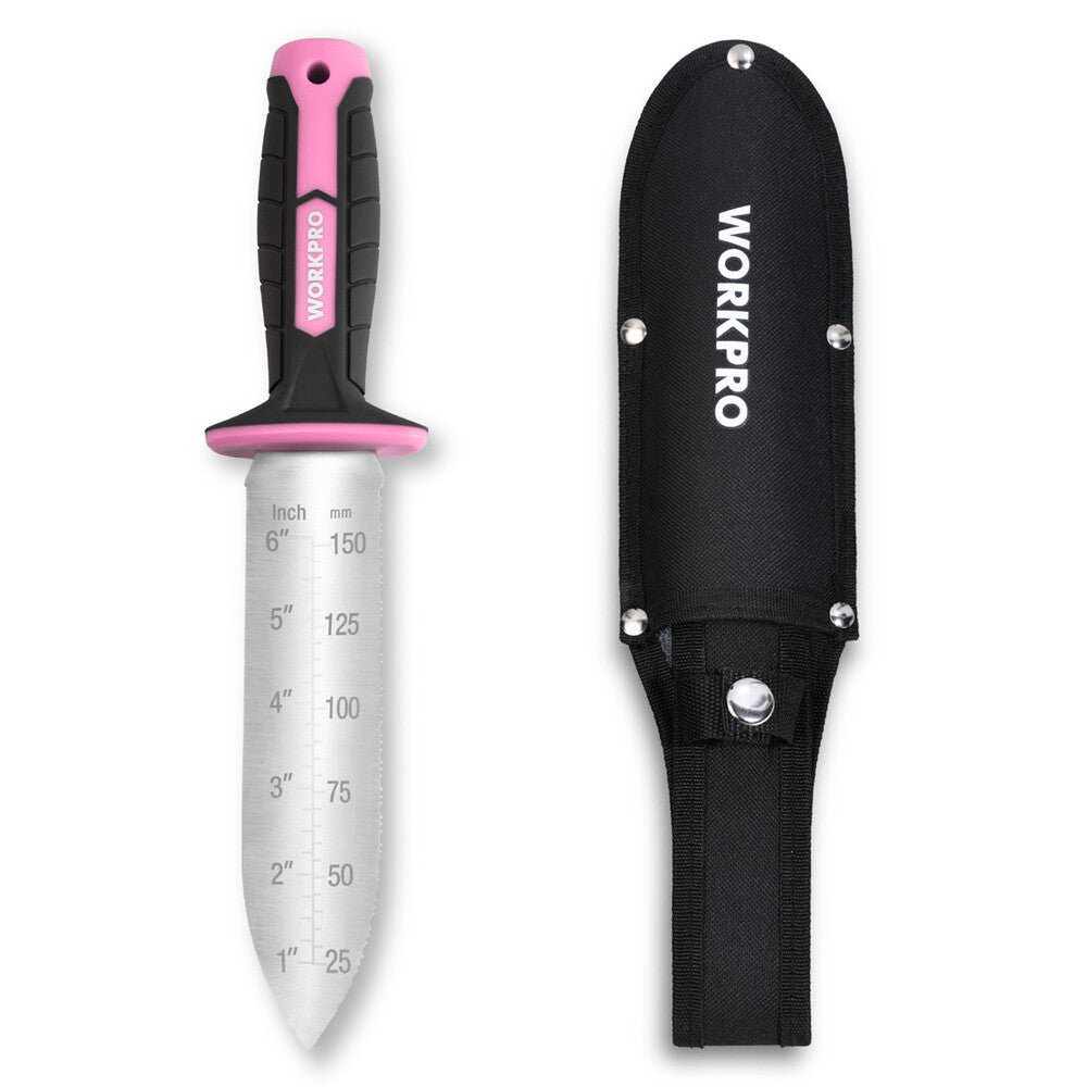 WORKPRO Hori Hori Garden Knife  Garden Tools with Oxford She