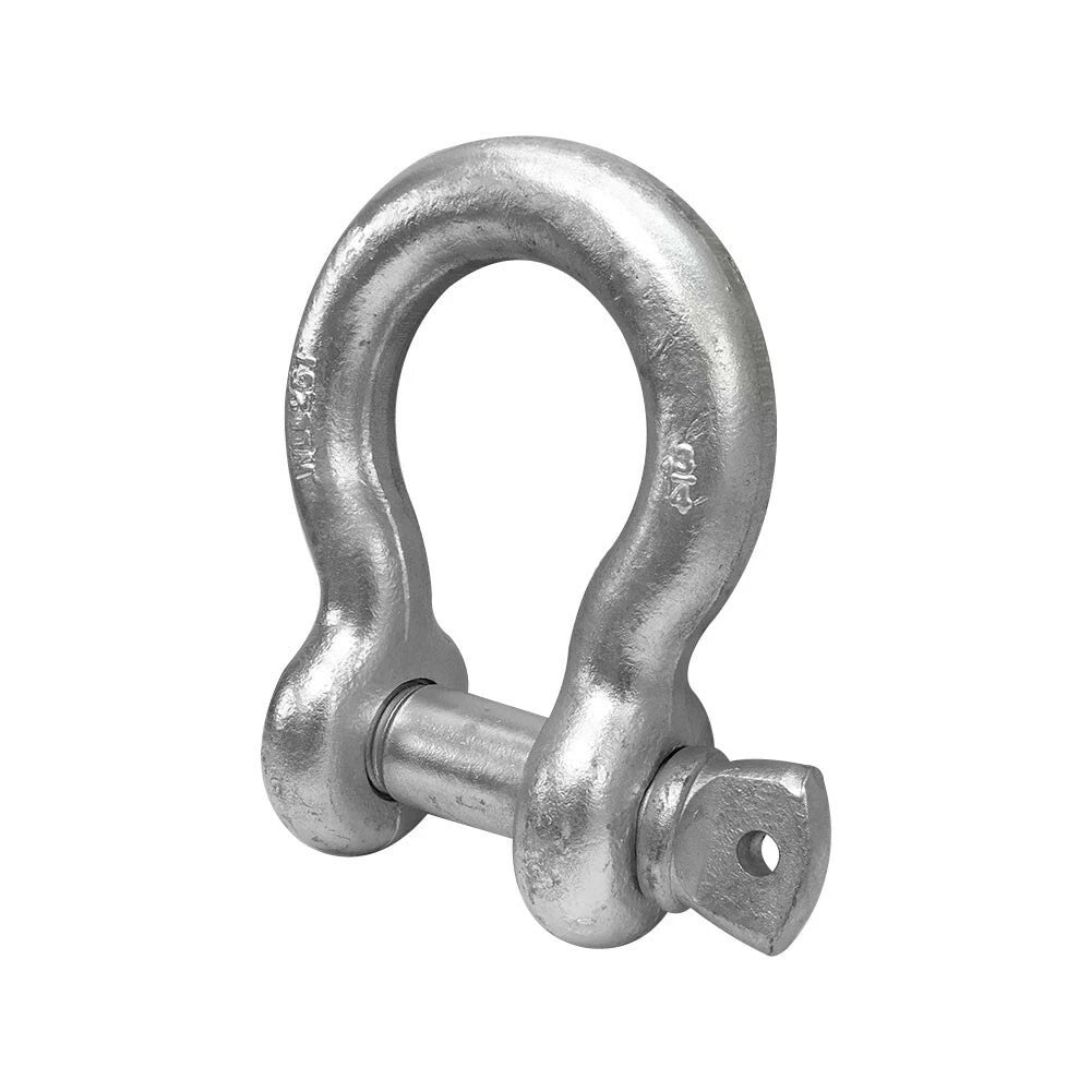 Drop Forged 50000lbs D Ring Bow 1-3/4" Screw Pin Anchor Shackle