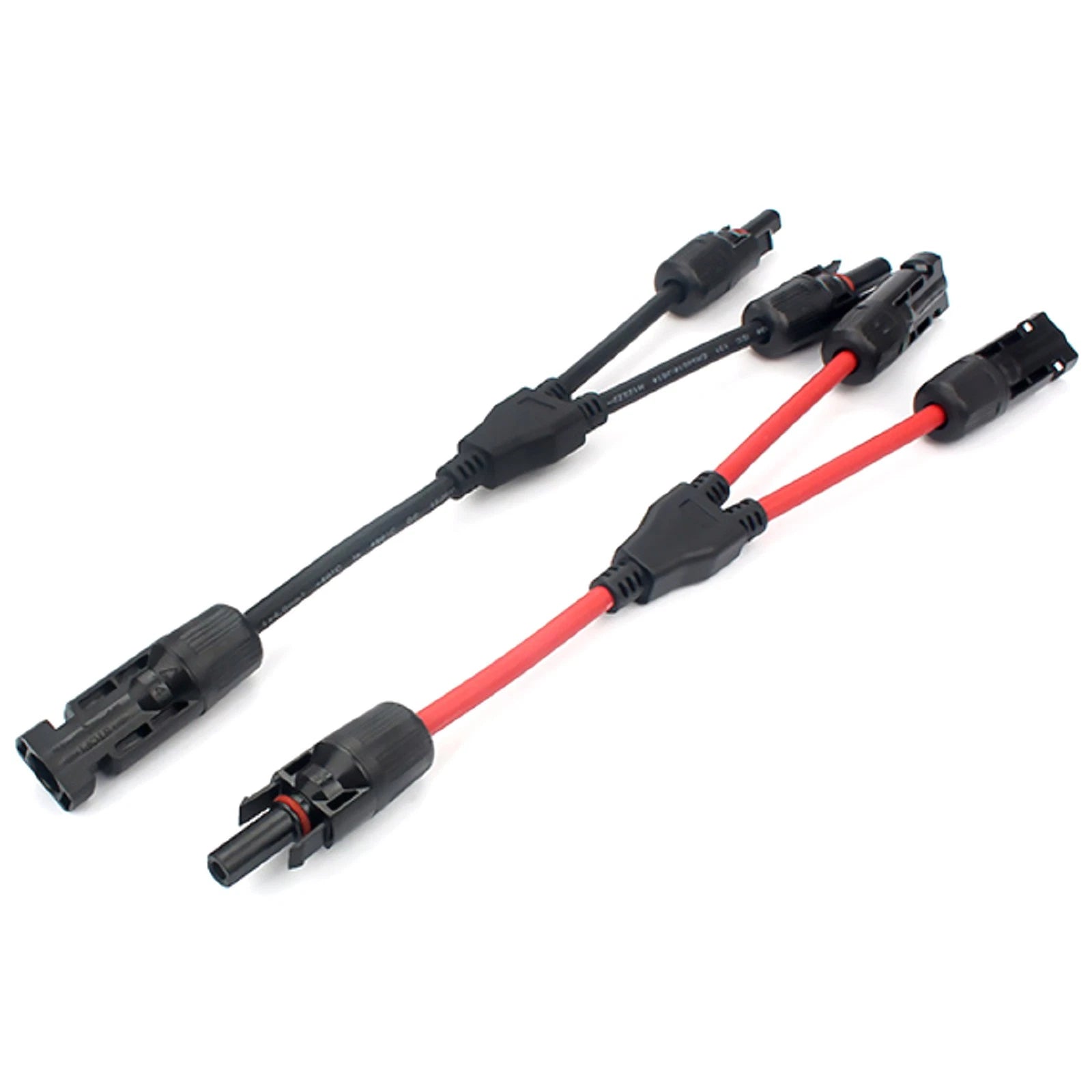 1 Pair Electrical Solar Connector Wire Durable For Photovoltaic Solar