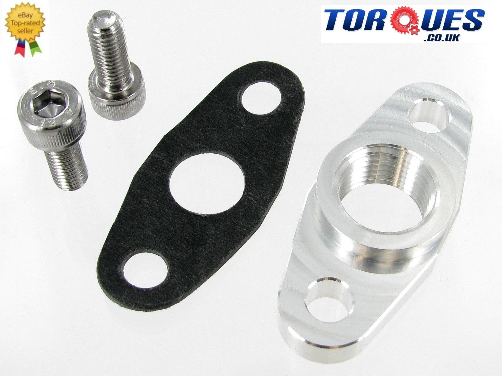 T3 T4 T04B T04E Garrett Turbo Billet Oil Return Flange 1/2" NPT +