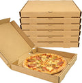 6 Pcs Pizza Boxes 12 X 12 X 1.6 Inch Paperboard Disposable Complete