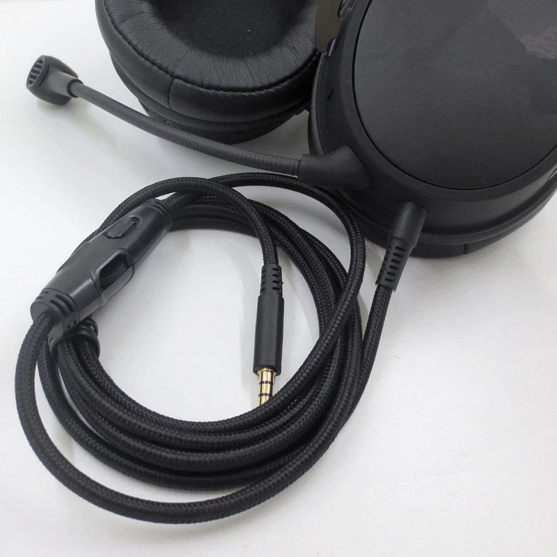 59" Headphone Cable Audio Cord Line For Hyperx- Cloud/cloud Alpha