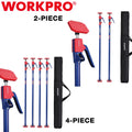 Workpro 2 Packs/4 Packs Cabinet Jack Support Pole 54-114 Inches Steel