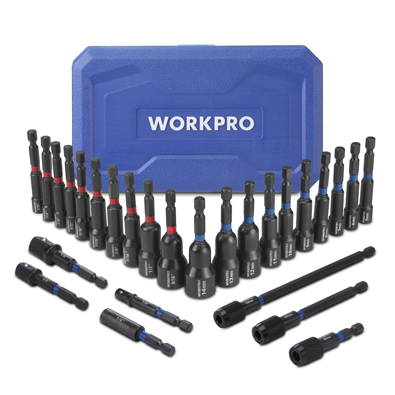 WORKPRO 3pc Ratchet Set 1/4
