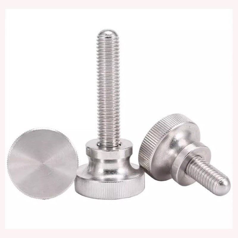 Knurled-Head Thumb Screws A2 304 Stainless Steel M2-M10