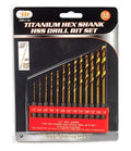 Titanium Hex Shank Quick Change Bit Set
