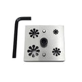 8 Petal Flower Shape Disc Cutter - Set Of 4 Punches 12mm To 26mm -