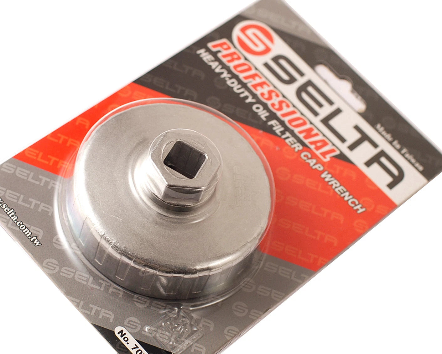 Selta Taiwan Aluminium HD 75mmx15F 1/2" Dr. Oil Filter Wrench GM, Chrysler