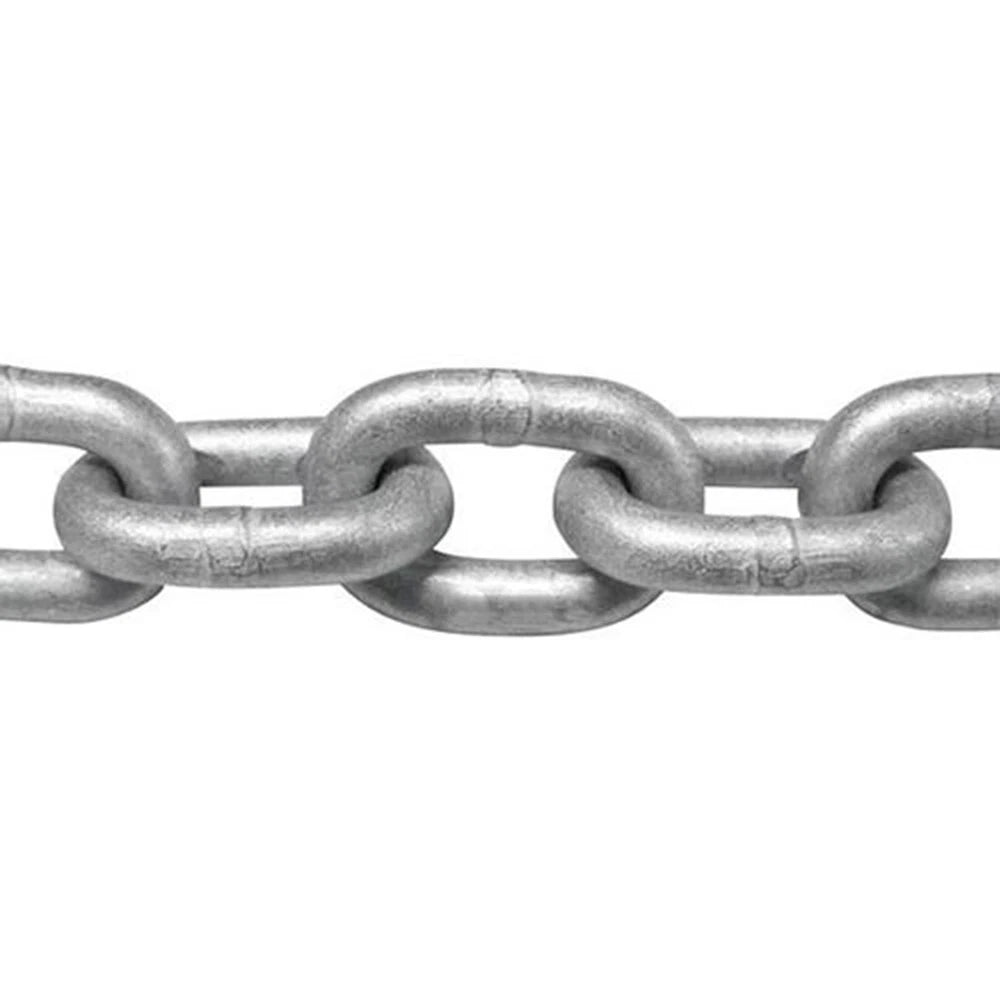 Proof Coil Chain Grade 30, Zinc Plated, Hot Galvanized Steel - 3/16"