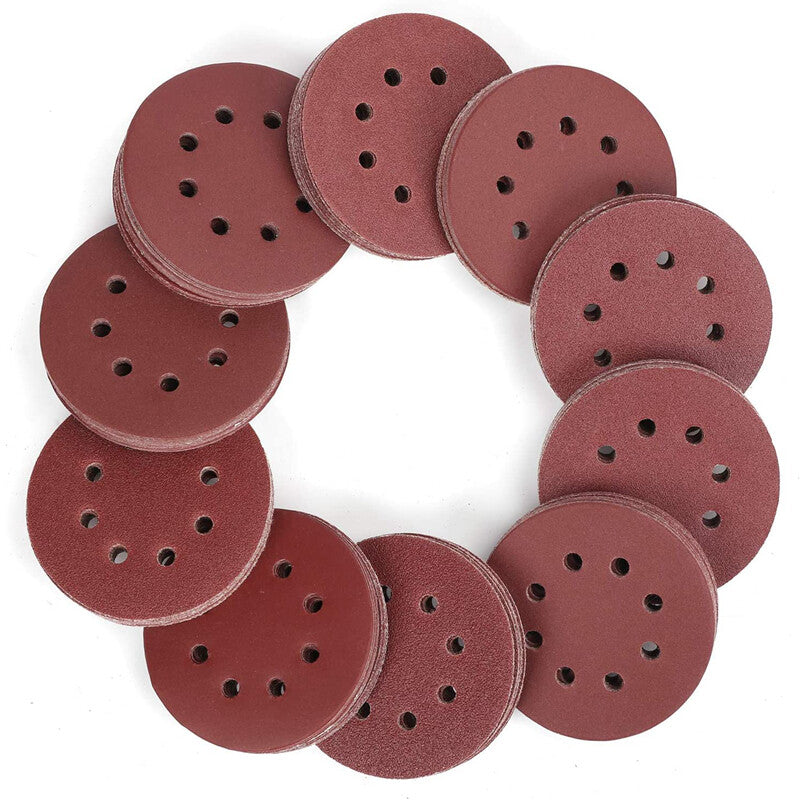 150PC Sanding Disc Set 5" 8-Hole Sandpaper