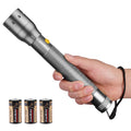 EverBrite 900 Lumen Aluminum Tactical Flashlight Zoom Adjustable Focus w/3 Modes