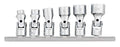 Performance Tool 1/4" Drive 6 Piece Flex Socket Set by Performance Tool