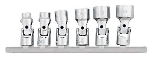 Performance Tool 1/4" Drive 6 Piece Flex Socket Set by Performance Tool
