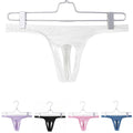 Mens Low Waist Breathable Thong Underwear Pouch Briefs With Elastic