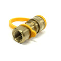 Propane or Natural Gas Quick Connect Disconnect 3/8" Female Thread to Male Flare