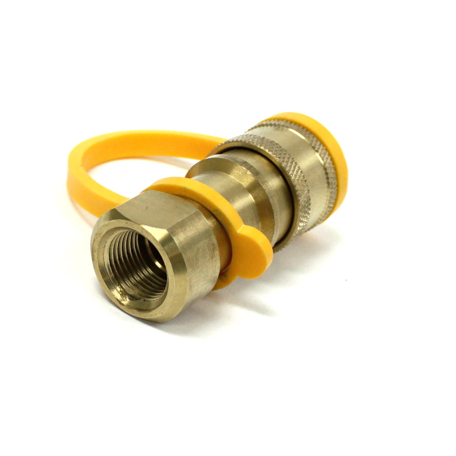 Propane or Natural Gas Quick Connect Disconnect 3/8" Female Thread to Male Flare